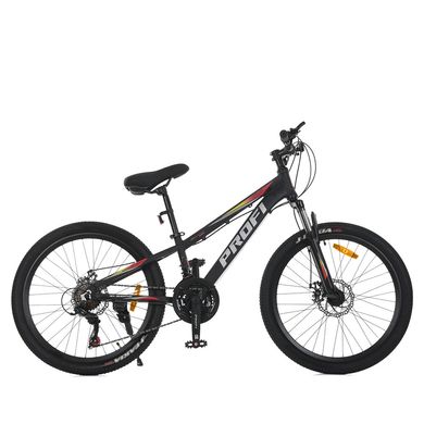 Спортивний велосипед 24 дюйми Profi (рама 11", SHIMANO 21SP) MTB2401-2 Чорний MTB2401-2 фото