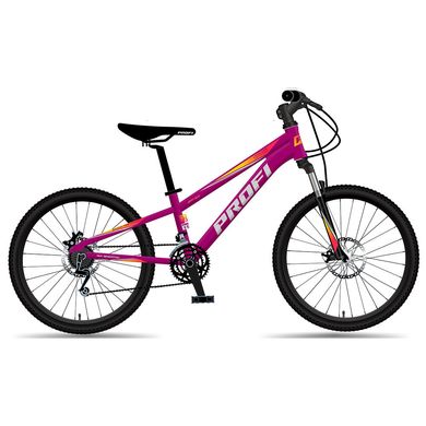 Спортивний велосипед 24 дюйми Profi (рама 11", SHIMANO 21SP) MTB2401-3 Фуксія MTB2401-3 фото